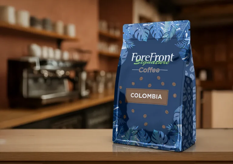 ForeFront Branded Coffee Mock Up Design