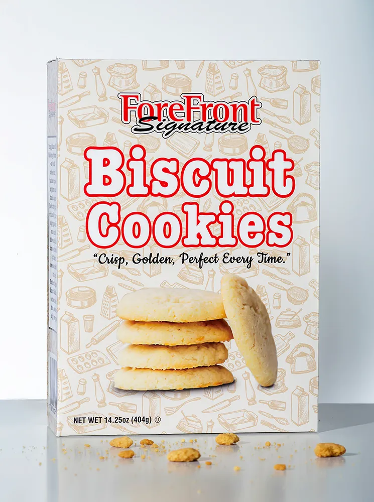 ForeFront Cookies packaging